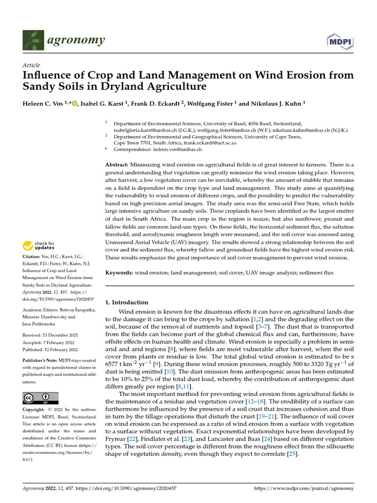 Agronomy 12 00457 v2 | PDF | Crop Rotation | Soil