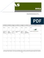 Aulas de PDF Cronograma
