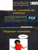 Designation Normalisée Des Matériaux-Cours