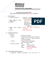 PEDOMAN TEKNIS PENYUSUNAN LAPORAN HASIL PENGAWASAN PEMILU Revisi