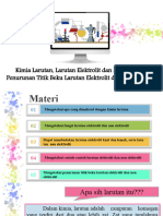 Reaksi Kimia (Larutan Elektrolit Dan Non Elektrolit)