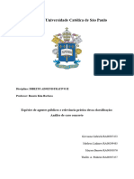 Espécies de Agentes Públicos e Relevância Prática Dessa Classificação Análise de Caso Concreto