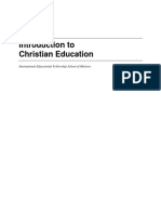 Introduction To Christian Education