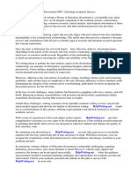 Master of Education Dissertation PDF
