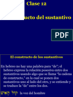 Clase 12 El Constructo Del Sustantivo PDF 1