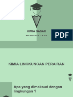 Materi 15 - Kimia Lingkungan Perairan