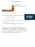 Evaluación Diagnostica Arte y Cultura