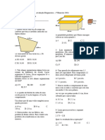 Avaliação Diagnostica 8º Ano