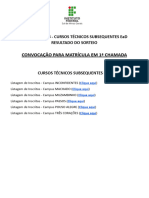 Edital 251-2023 - Resultado 1ª Chamada