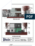 Front Elevation: Section 1 2