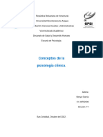 Ensayo de Psicologia Clinica - Kenya Garcia T2