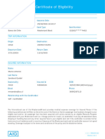 MasterAssist Certificate of Eligibility Marco Antonio Sandoval Quidel