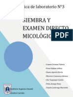 Informe 3 - Siembra y Examen Directo Micologico