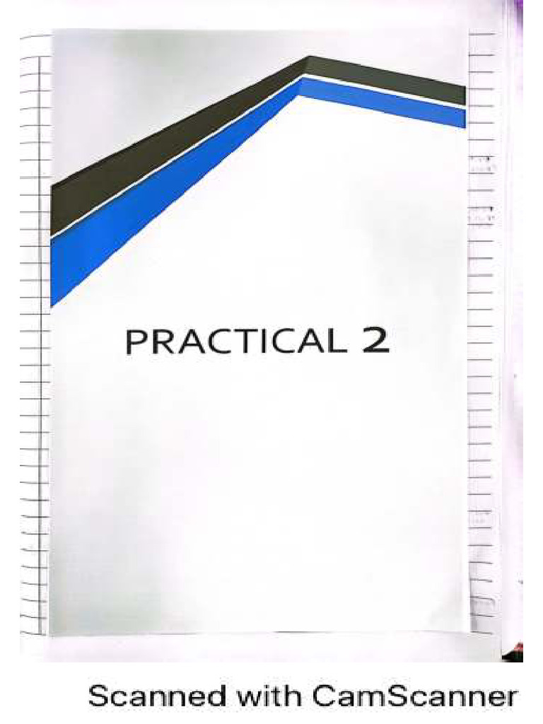 Practical 2 MSB 2 | PDF