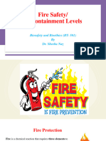 6 Fire Safety and Biocontainment Levels 2023 B