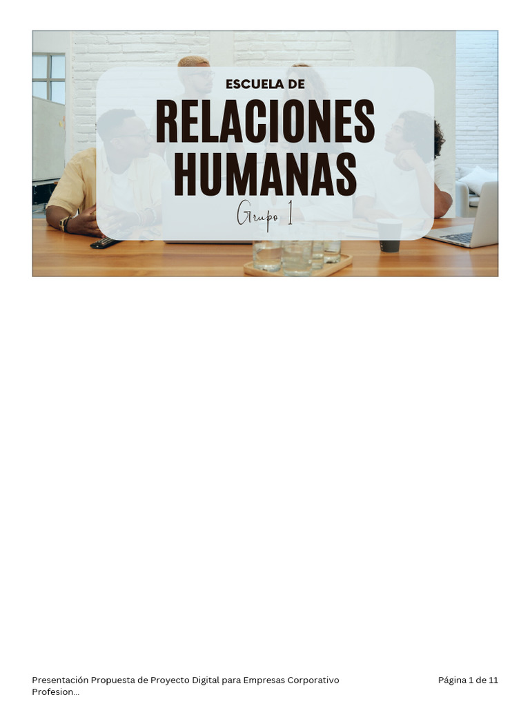 Escuela Relaciones Humanas PDF | PDF | Crecimiento personal y profesional