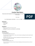Crochet Tulip Pattern - Hookok