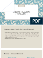 Dirasah Islamiyah (Thaharah)
