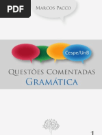 Quest Coment CESPE UnB