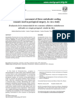 Cytotoxicity Assessment of Three Endodontic Sealing Cements Used in Periapical Surgery. in Vitro Study