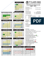 23-24 Calendario Del Año Escolar