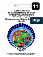 Fil11 - q1 - CLAS8 - Kasaysayan-ng-Wikang-Pambansa-Buod - RHEA ANN NAVILLA