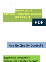 Pengujian FlatnessCT Number (Uniformity)