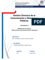 Estructuras y Funciones de Los Sistemas.