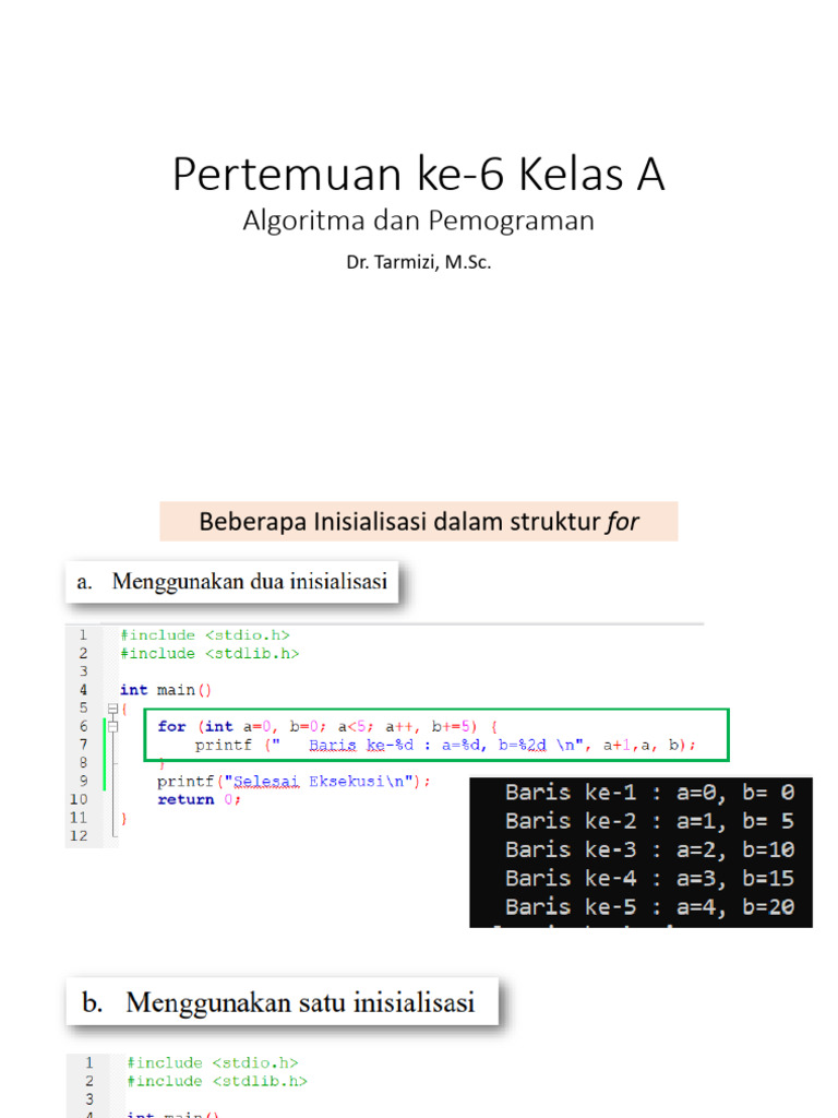 Pertemuan A 6 | PDF