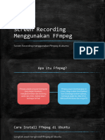 Screen Recording Menggunakan FFmpeg - PPTX 1