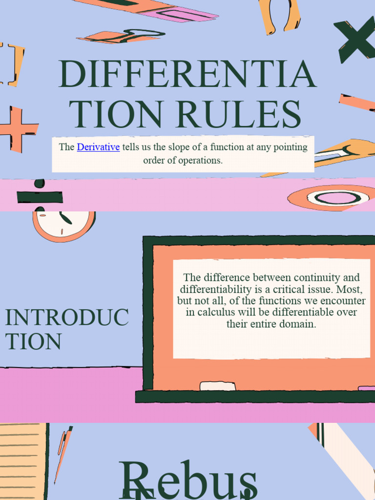 Differentation Rules | PDF