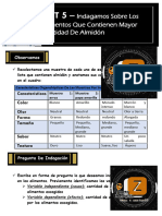 ACT 5 EXP 8 - Indagamos Sobre Los Alimentos Que Contienen Mayor Cantidad de Almidon