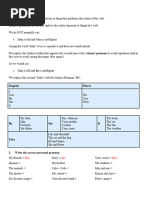 Subject Pronouns