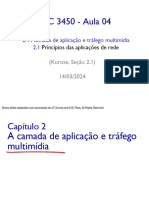 Aula - A Camada de Aplicação e Tráfego Multimidia