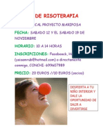 Cartel Informativo Taller de Risoterapia Noviembre 2011