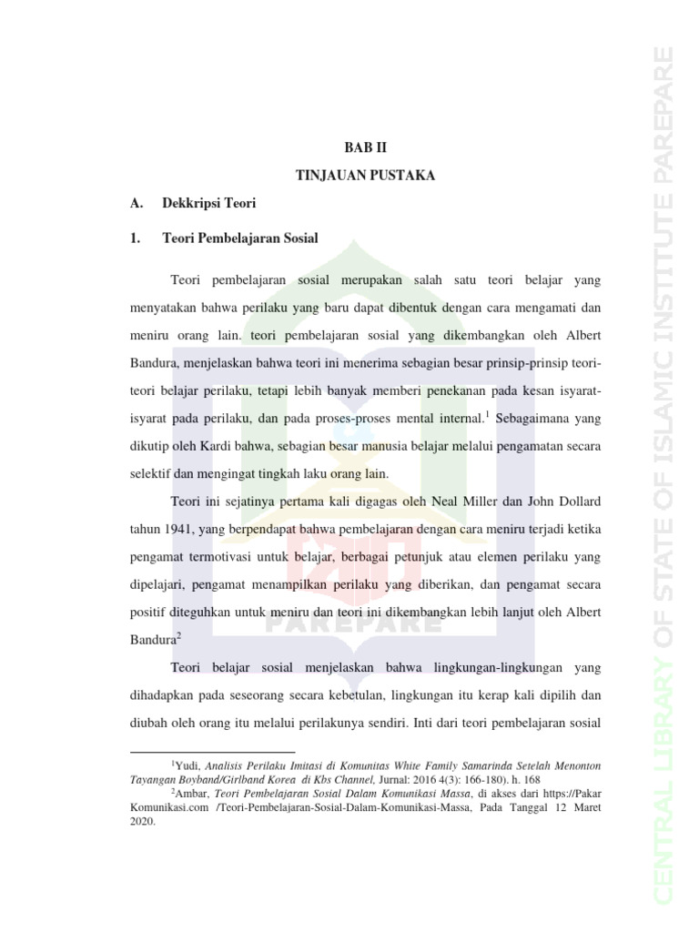 Teori social learning pdf karier perkembangan ilmu sosial