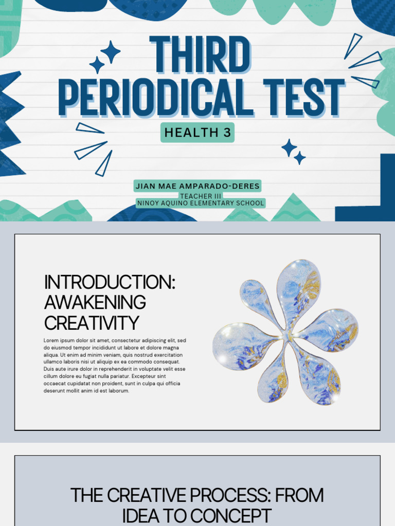 Blue Modern Group Project Creative Presentation | PDF