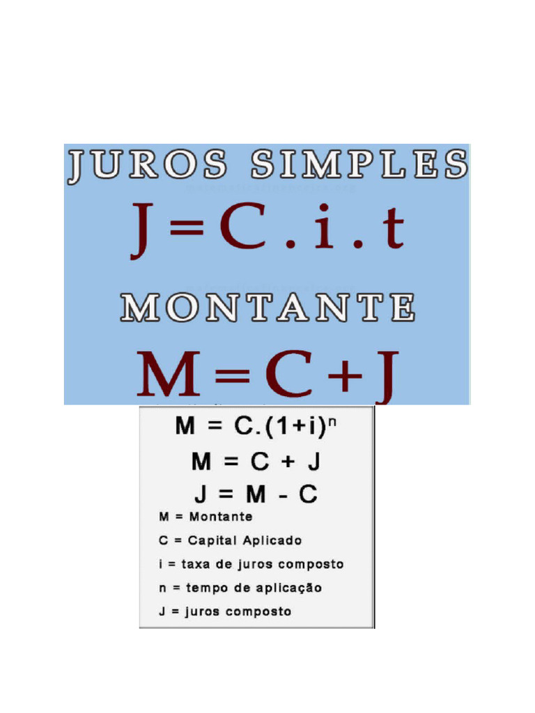 Formula de Juros | PDF