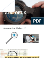 Alat optik lup dan mikroskop