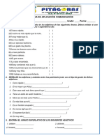 8va Ficha de Aplicación Comunicacion 4to - Prim