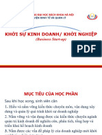 Khởi Sự Kinh Doanh/ Khởi Nghiệp: (Business Start-up)