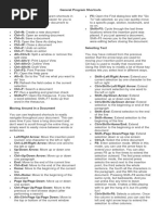 ICT - Microsoft Word Shortcut Keys and Interface