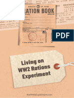 Living On ww2 Rations 1