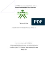 Informe Sobre Trabajo Decente, Ciudadanía Laboral, Derechos Individuales y Colectivos en El Trabajo. GA4-210201501-AA2-EV01