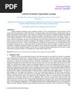 Gold Price Prediction Publication