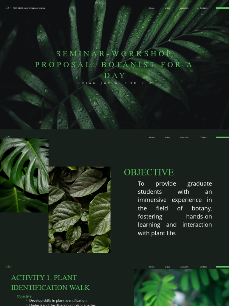 Botany Workshop for Graduate Students | PDF | Botany | Microscope
