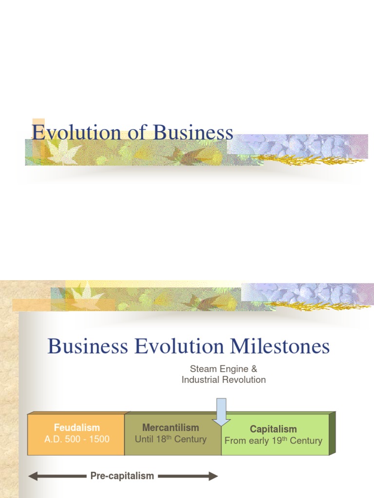 History of Business Evolution | PDF