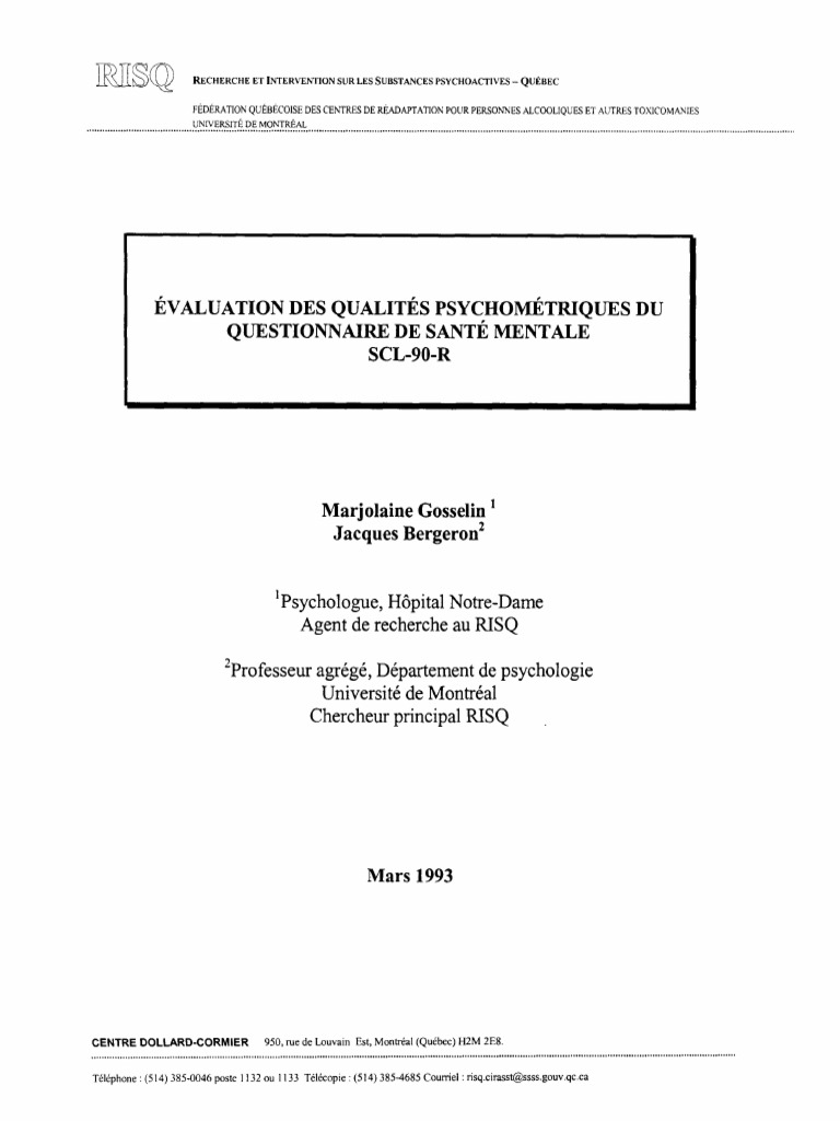 SCL 90 R | PDF