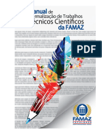 Manual de Normalização de Trabalhos Tecnicos Cientificos Da Famaz - 2017