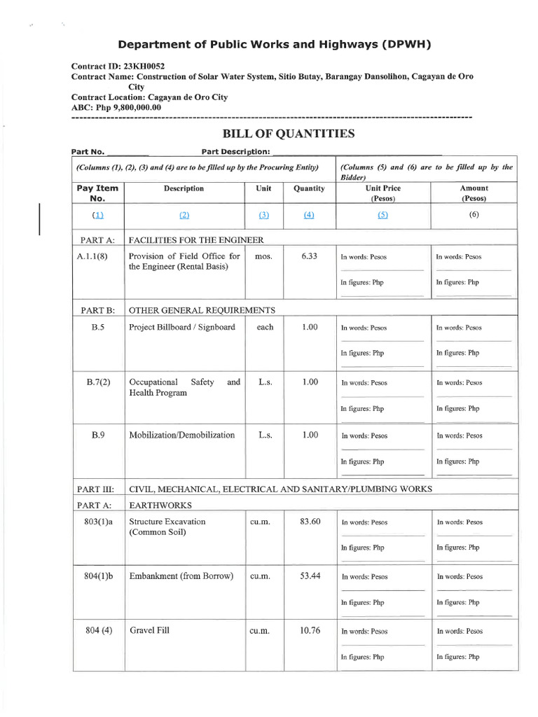 Revised Boq | PDF